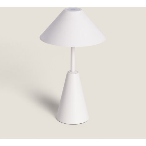 Lampada da Tavolo LED Portatile 3W per Esterni Metallo con Batteria Ricaricabile Chamle Bianco