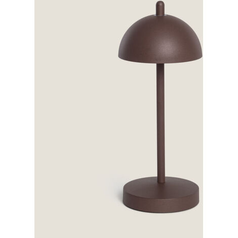 Lampada da Tavolo LED Portatile con Batteria USB Ricaricabile Pirinoa Marrone