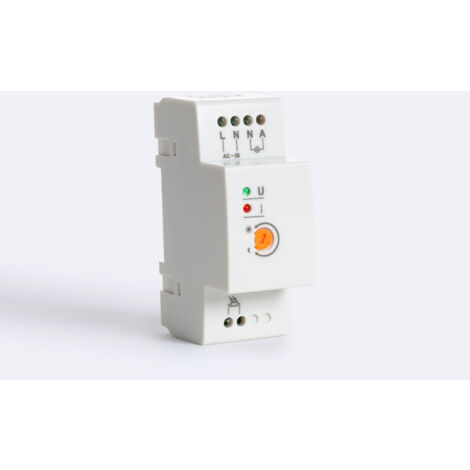Interruttore Fotoelettrico/Crepuscolare 20A per Binario DIN Bianco