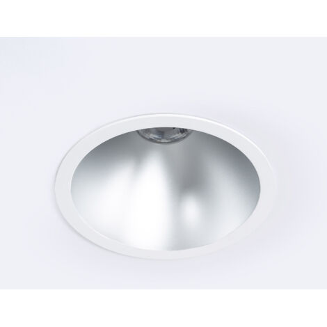 Faretto Downlight LED 9-12W Conico Areni Foro Ø 100 mm 4000K Grigio Bianco Naturale 9 W (1/4)
