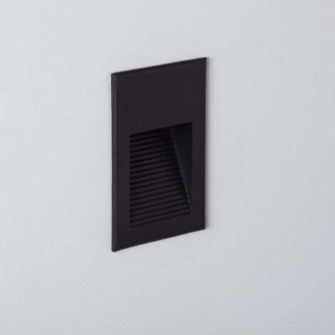 Segnapasso da Esterno LED 5W Incasso a Parete Olite 2700K Nero Bianco Caldo