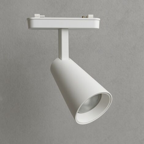 Faretto LED Binario Magnetico 10W per Barra Lineare Suwis Bianco (2700K - 3500K - 4000K) (1/2)