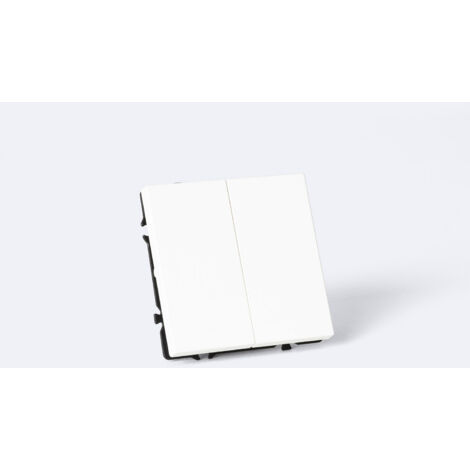 Interruttore commutato Luxe 990 Bianco 2 tasti