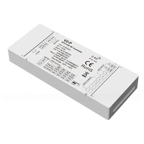 Controller striscia LED monocolore/CCT 12-24-48V SKYDANCE V2-P Compatibile con telecomando RF Monocolore / CCT (1/3)