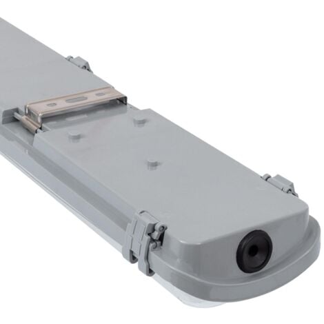 Plafoniera Stagna Slim 120cm IP65 per due Tubi 1200 mm