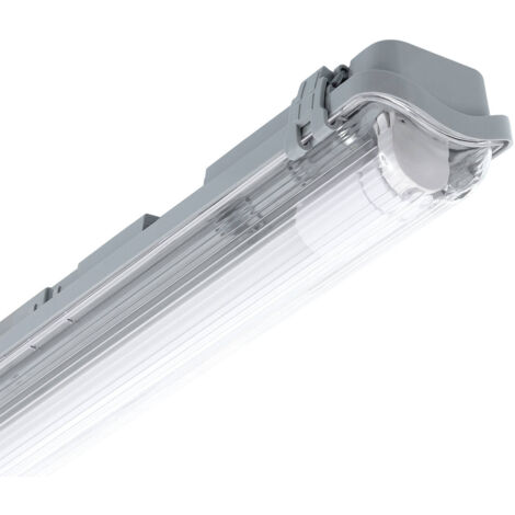 Plafoniera Stagna Slim Per Un Tubo LED 60 Cm IP65 Connessione ...