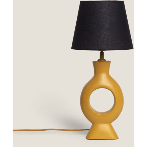 Lampada da Tavolo Resina Dimahis Senape (1/4)