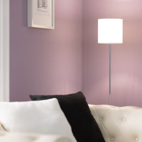 Lampada da Terra Metallo e Tessuto Pangiri Bianco180 mm
