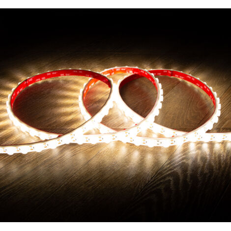 Striscia LED 24V WALL WASHER 30º 48 LED/m 5m 17W/m 1360lm/m Larghezza 14mm Taglio ogni 2cm IP44 4000K Bianco Naturale (1/4)