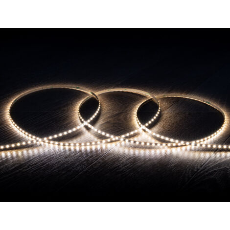 Bobina 5m Striscia LED Slim 24V SMD 168LED/m 5W/m 400lm/m Larga 3mm IP20 Taglio 5cm 4000K Bianco Naturale (1/3)