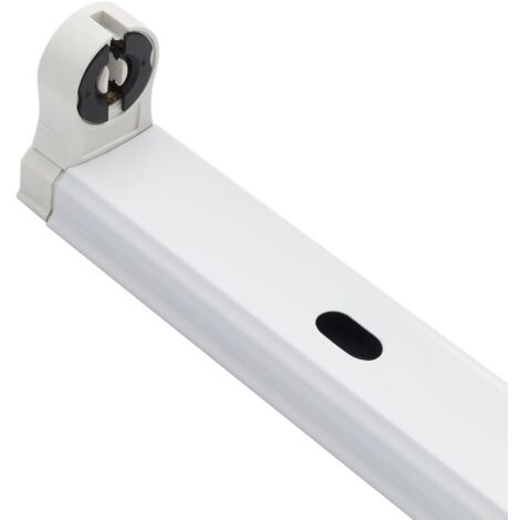 Supporto Portatubo con Reattore per Tubo T8 G13 Fluorescente 900mm Bianco