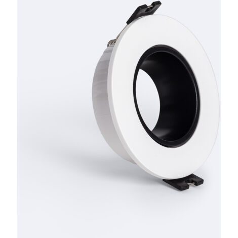 Ledkia Portafaretto Downlight Quadrato Basculante per Lampadina LED GU10 / GU5.3 Foro 75 mm Bianco | Leroy Merlin