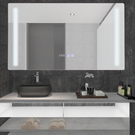 Specchio da Bagno con Luce LED e Antiappannamento 60x80 cm Big Similan  Selezionabile (Caldo-Naturale-Freddo)