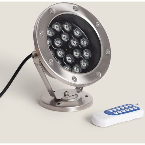 Faro LED RGB 18W Con Sensore Sonoro - Luce Discoteca Colorata Per Feste, 7 Effetti, Con Staffa - Foto 9