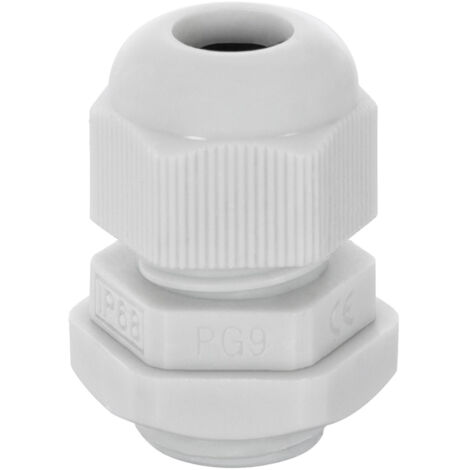 Box da 10 unità Pressacavi in nylon IP68 Varie Misure  PG09