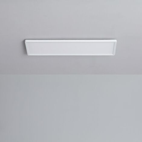 Plafoniera LED 24W Rettangolare CCT 580x200 mm Doppia Luce SwitchCCT Selezionabile (Caldo-Naturale-Freddo)