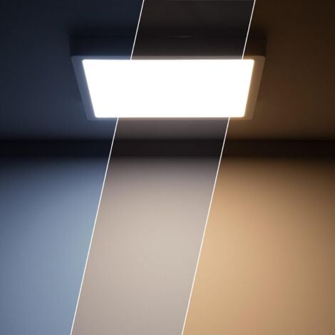 Plafoniera LED Quadrata 48W 600x600 mm Bianco Naturale 4000K - 4500K