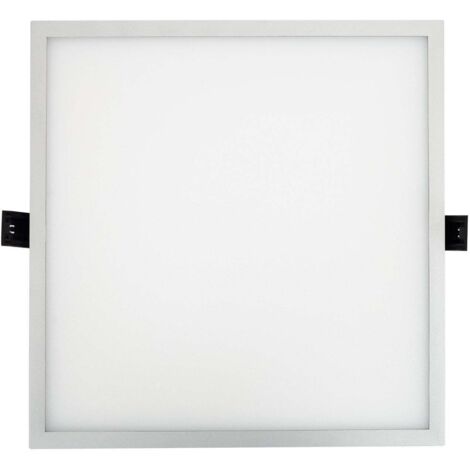 Eurocali Pannello LED 2in1 Incasso o Superficie 36W 3960 lumen 60x60cm - Luce Bianco Naturale 4000K - Installabile Senza Cornice o Supporto - Pacco da