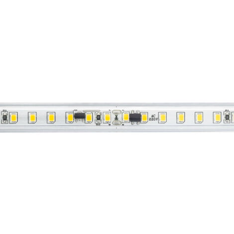 Striscia LED Regolabile Senza Raddrizzatore 220V AC 120 LED/m Bianco Caldo  IP65 High Lumen su Misura Larghezza 12mm Taglio ogni - Ledkia