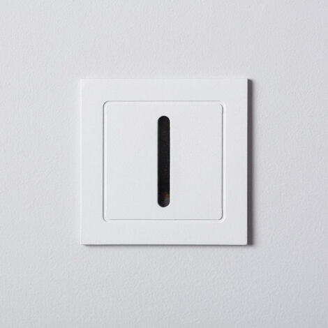Segnapasso da Esterno LED 3W da Incasso a Parete Bianco Lineare Wabi Bianco Caldo  2700K
