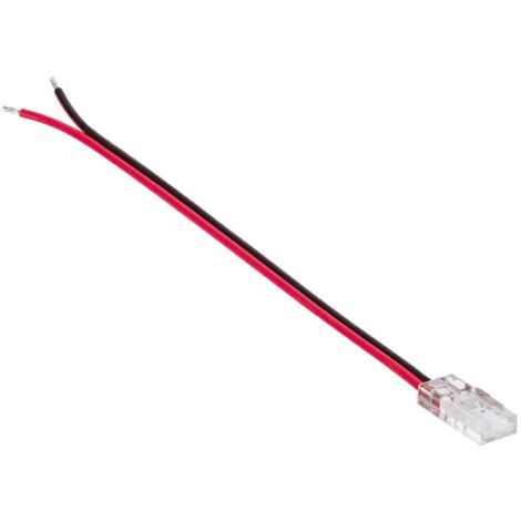 JAUHOFOGEI Connettore Angoli Striscia LED 2 Pin per Luci di Striscia LED 2835 12V 24V da 10mm di Larghezza, Max Amp 5A, Senza Saldatura, Raccordo Rapido, Confezione da 10