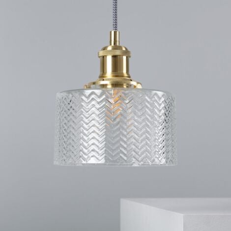 Lampada a Sospensione Vetro Matisse Oro
