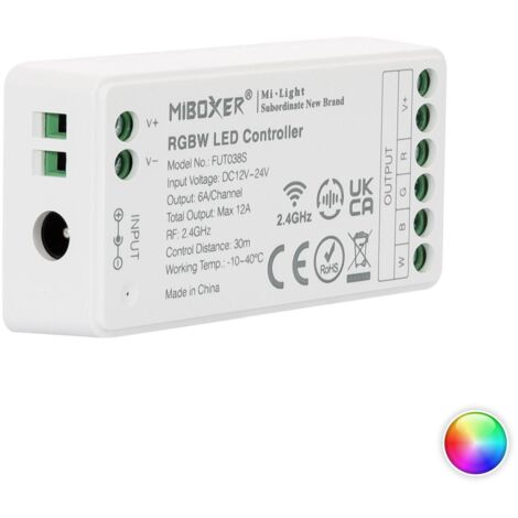 Controller Regolatore LED RGBW 12/24V DC FUT038S MiBoxer