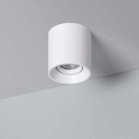 Applique da Soffitto Bianco con Lampadina GU10 Space Bianco Caldo 3000K 50º