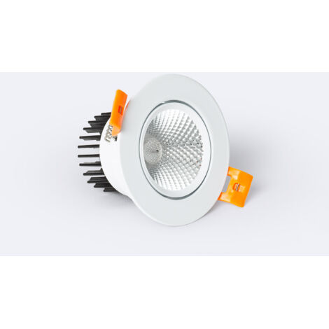 Downlight LED 7W Circolare COB CRI90 Foro Ø 70mm No Flicker 4000K Bianco Naturale