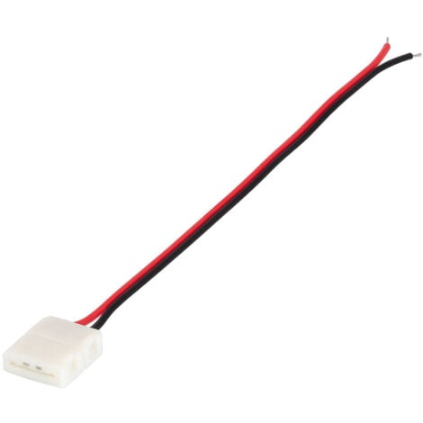 Cavo Connettore Rapido Striscia LED 12/24V Monocolore 10mm 2 PIN - Ledkia