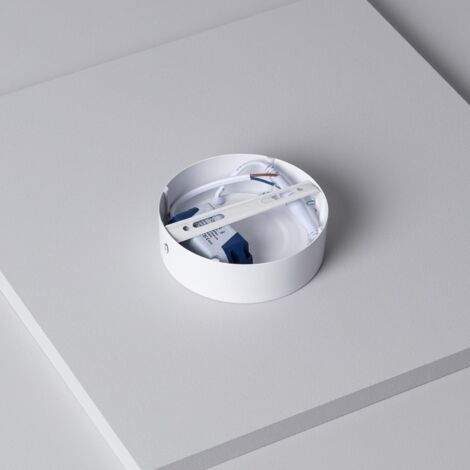 PLAFONIERA FORMA CIRCOLARE 3 MISURE LED INTEGRATO LUCE 3000K BIANCA O NERA - Shop Online