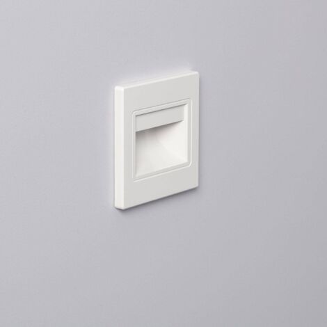 Segnapasso LED 1.5W a Incasso Parete Bianco Randy Bianco Caldo  3000K