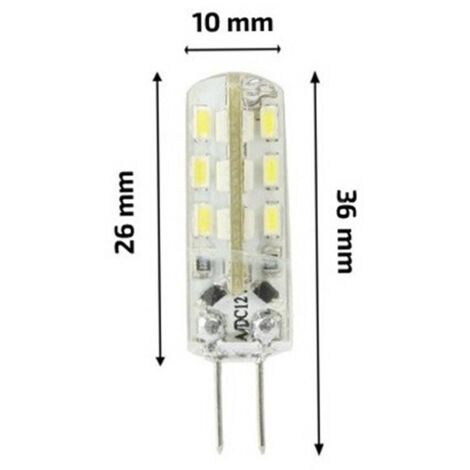 Lampadina LED 12V G4 1.5W 120 lm  Bianco Freddo No Flicker 6000K - 6500K
