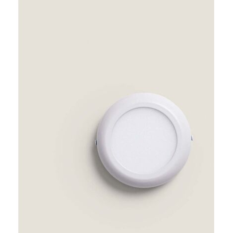 Ledkia Plafoniera LED 6W Quadrata Metallo 122x122 mm Design Bianca Bianco Caldo 2800K - 3200K 122 mm120º | Leroy Merlin