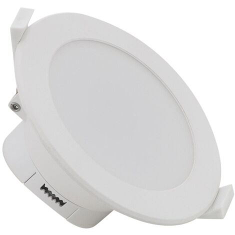 Downlight LED 10W Circolare Bagno IP44 Foro Ø 88 mm 4000K Bianco Naturale
