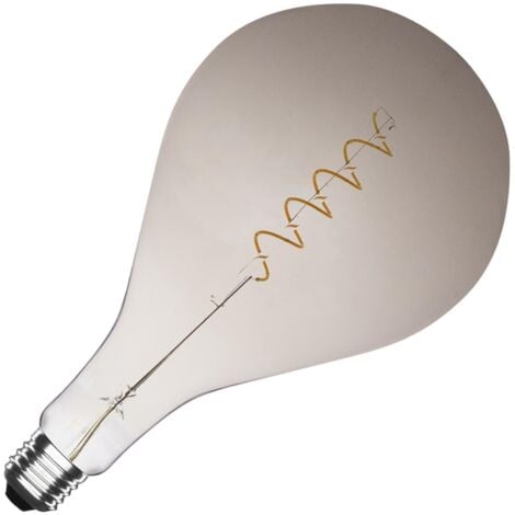 Lampadina Filamento LED E27 PS165 4W Regolabile Spirale Smoke Bianco Caldo  2000K - 2500K 360º