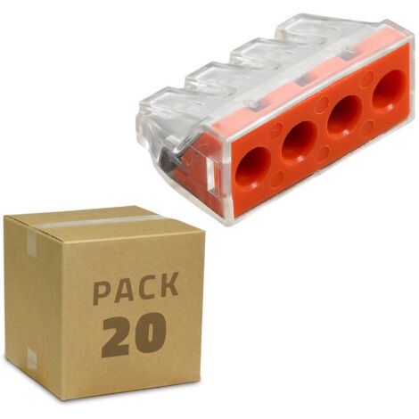 Pack 5 connettori rapidi 4 ingressi e 2 uscite SPL-42 per cavi