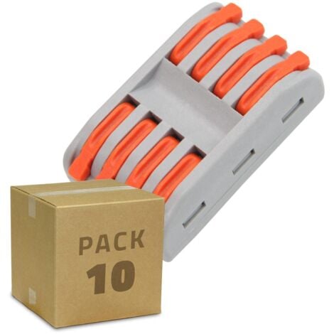 Pack 10 connettori rapidi 2 ingressi e 2 uscite SPL-2 per cavi