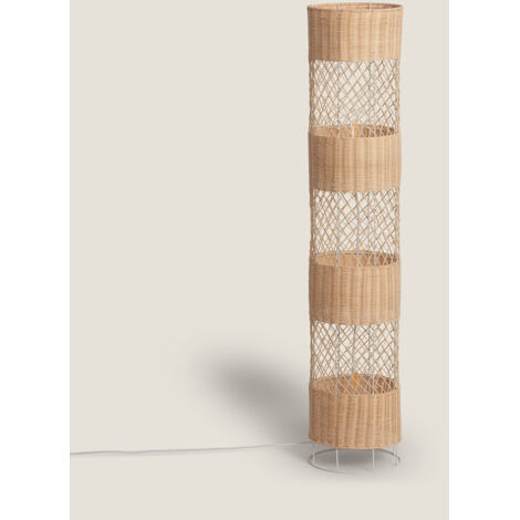 Lampada da Terra in Rattan Rubra Naturale
