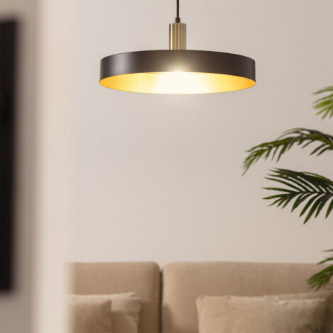 Lampada a Sospensione Metallo Furiko Nero