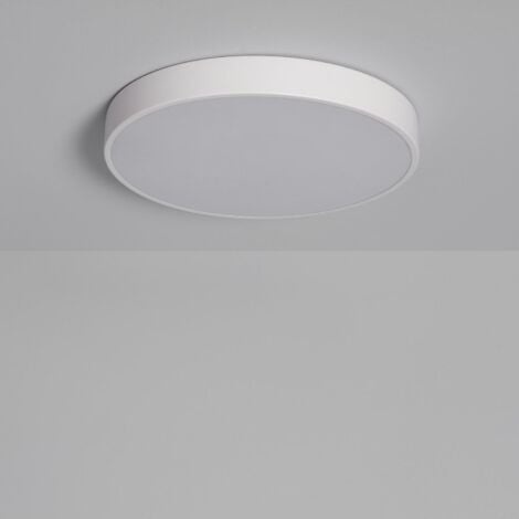 Plafoniera LED 30W Circolare Metallo Ø550 mm CCT Selezionabile Nero Design  - Ledkia