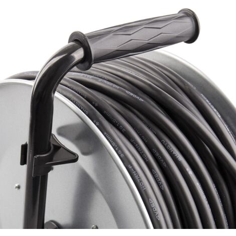 Cavo Di Prolunga Schuko 50 M IP44 Arancione, Sezione 3x1.5 Mm², Per Interni Ed Esterni, Visibile E Robusto Per Giardino E Cantiere