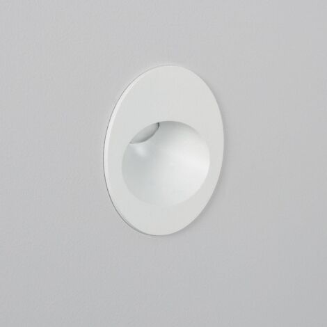 Segnapasso Esterni LED 3W Incasso Parete Circolare Bianco Coney Bianco Caldo  2700K
