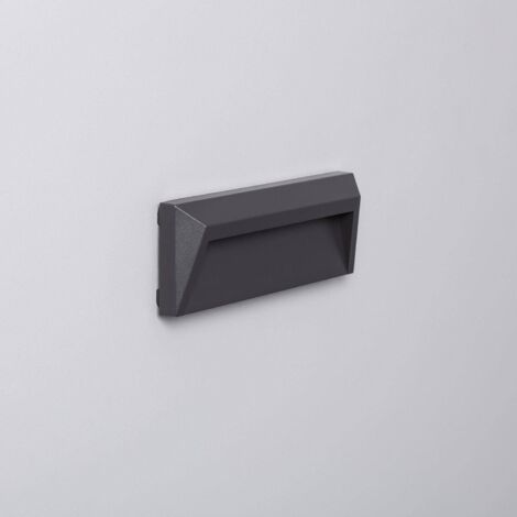 Segnapasso LED da Superficie Chester IP65 2W Grigio Bianco Freddo  6000K