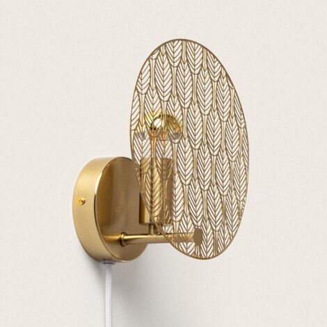 Lampada da Parete Metallo Delly  Oro