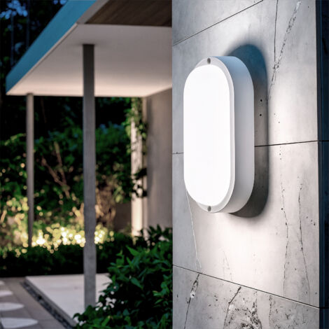 Plafoniera LED 25W Ovale per Esterni 96x198 mm IP65 Hublot White 5000K Bianco Freddo