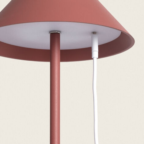 Lampada da Tavolo LED 3W Portatile Kivuli per Esterni con Batteria USB Ricaricabile Terracotta