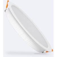 Downlight LED 36W Circolare Chip OSRAM Aero 110 lm/W LIFUD Foro Ø 190 mm 2700K Bianco Caldo