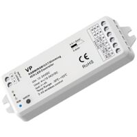Controller Regolatore LED 12/24V DC per Striscia LED Monocolore/CCT/RGB/RGBW compatibile con Telecomando RF