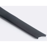 Copertura da 10 metri per profilo in alluminio compatibile con rif. 128944, 128939 Nero traslucido
